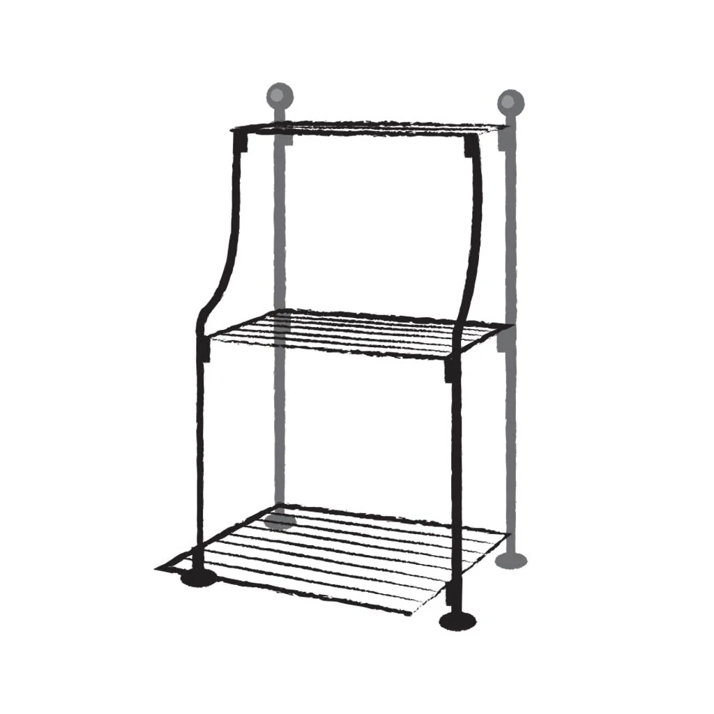 Elegance Narrow Tiered Plant Stand - Image 4