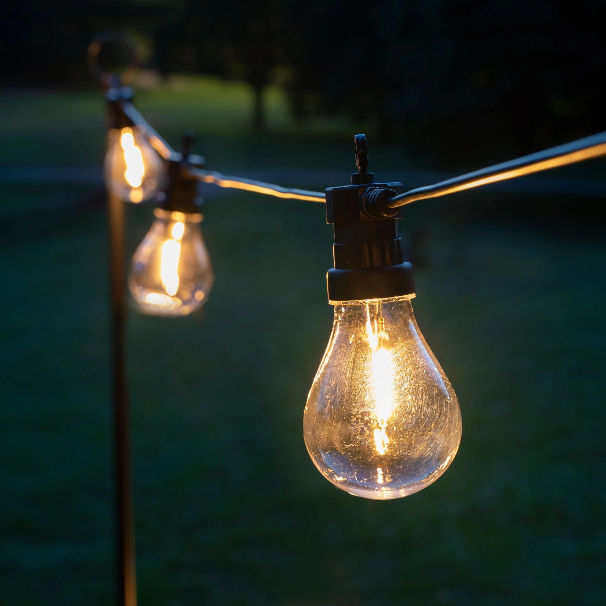 Festoon Pole - Matt Black (set of 2) - Image 4