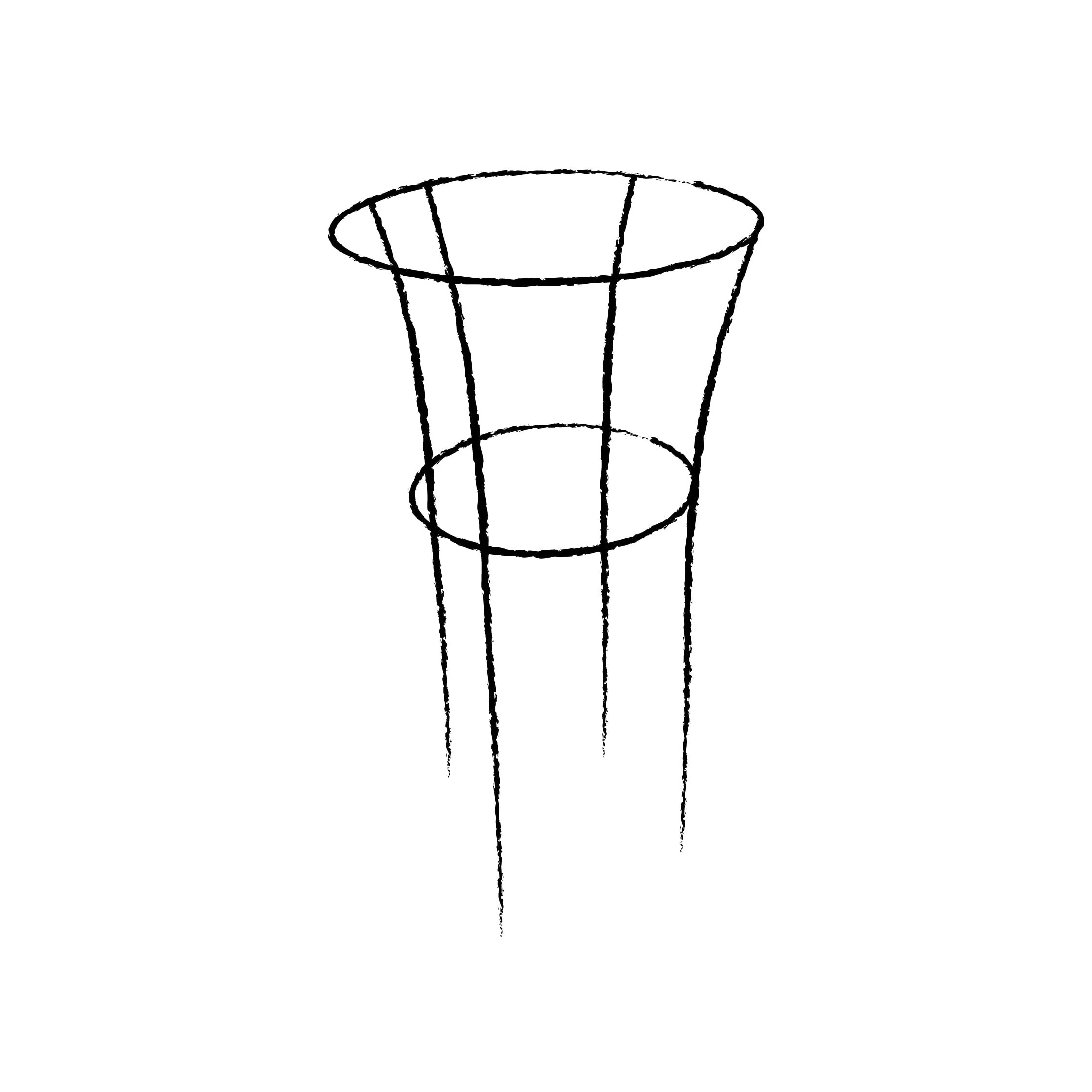 Fluted Peony Support - Image 8