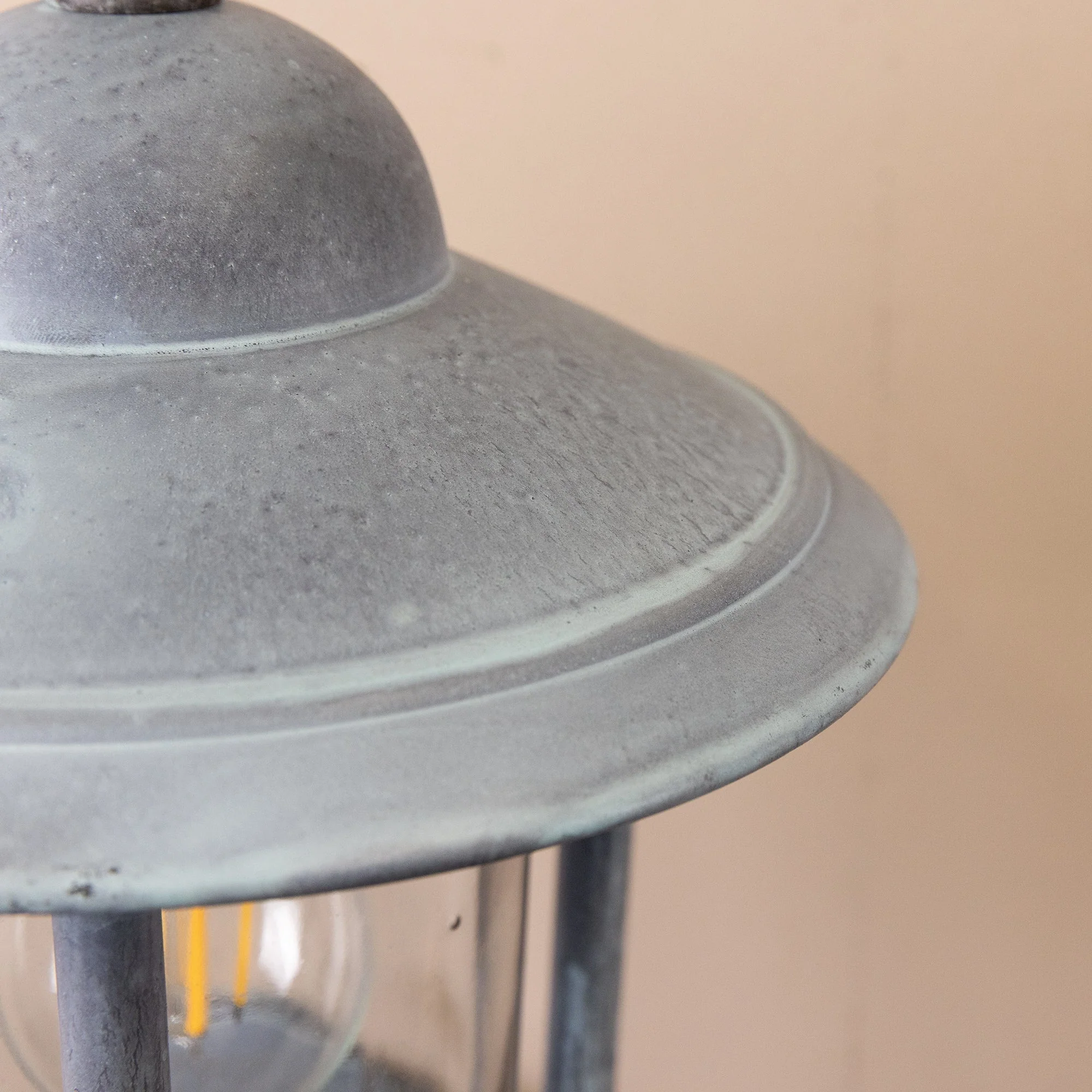 Kensington Outdoor Wall Lamp Lantern | Old Iron - Image 5