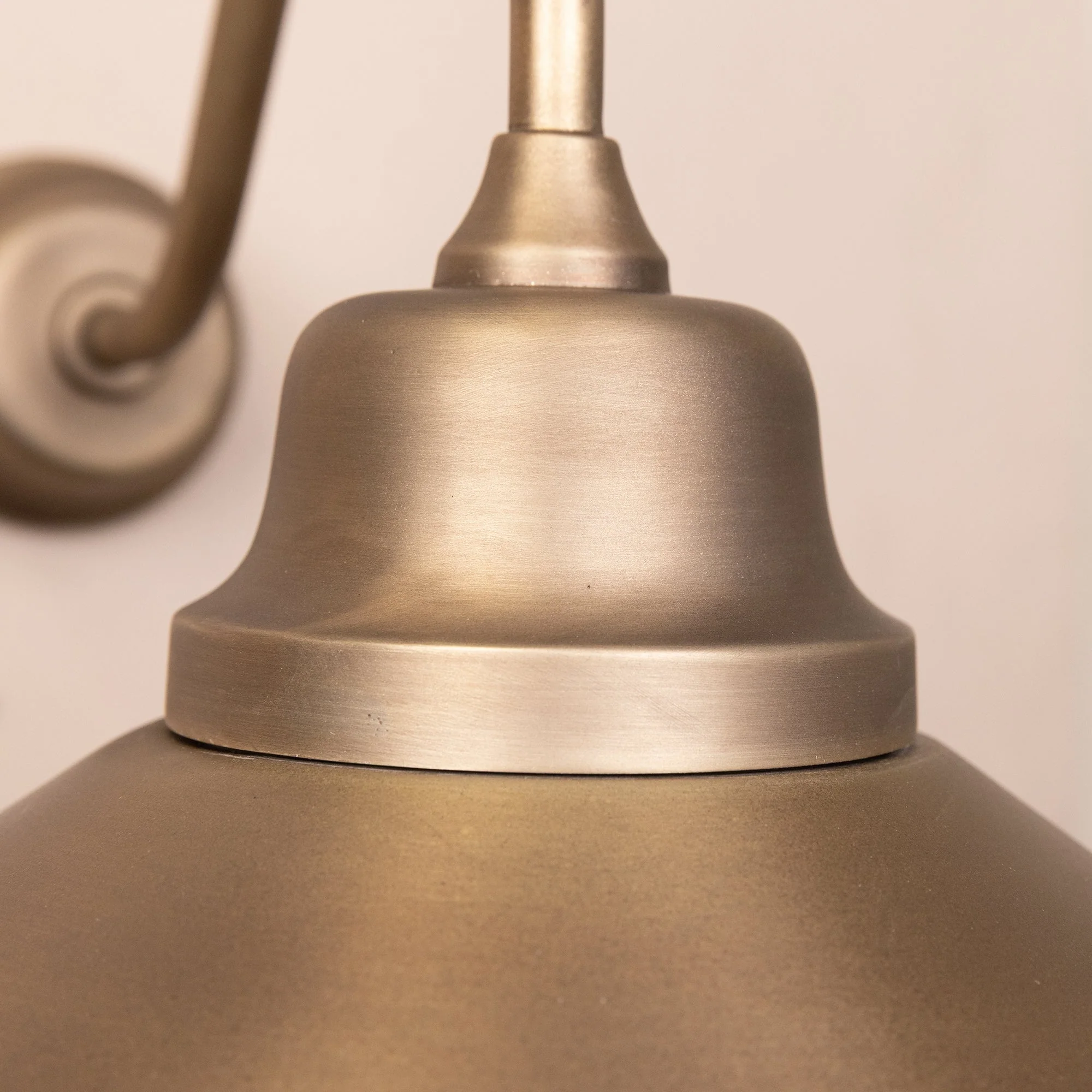 Portloe Swan Neck Lantern | Brass - Image 5