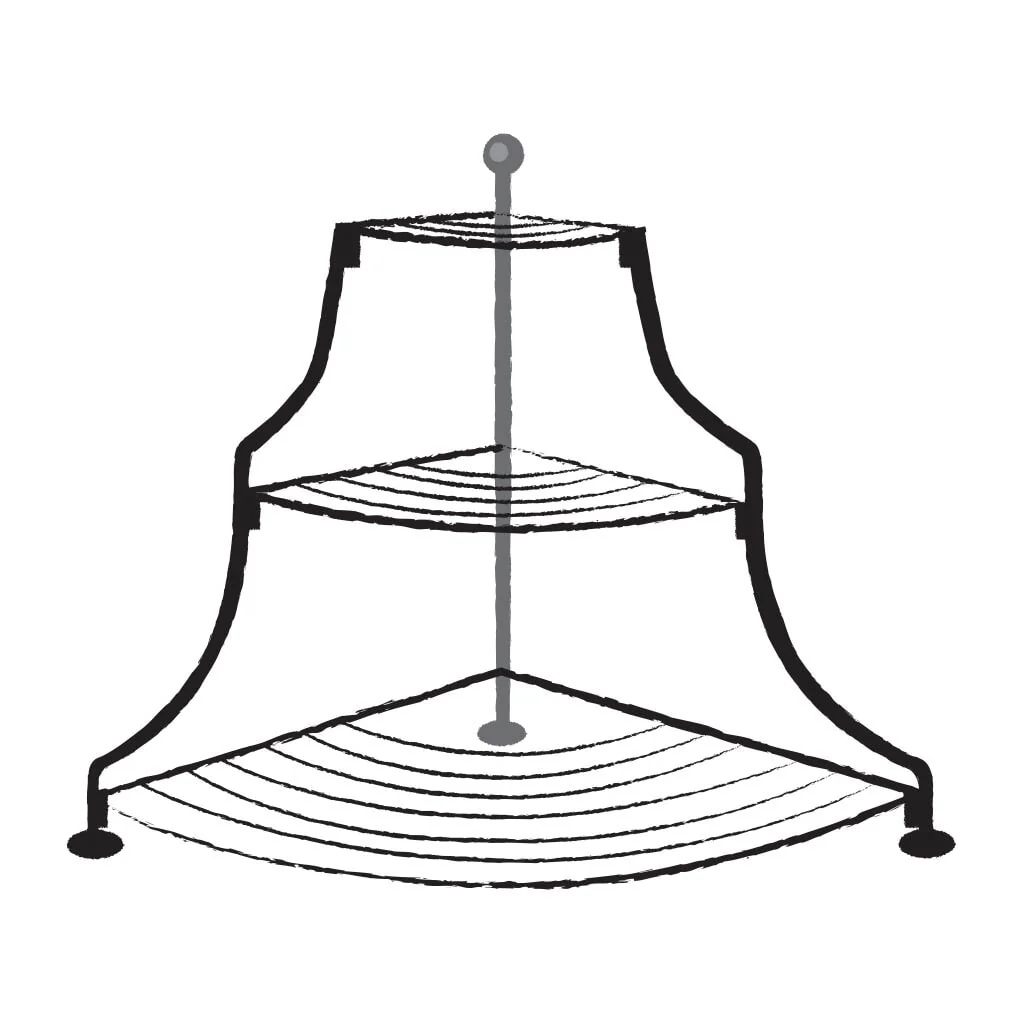Quadrant Tiered Plant Stand - Image 4
