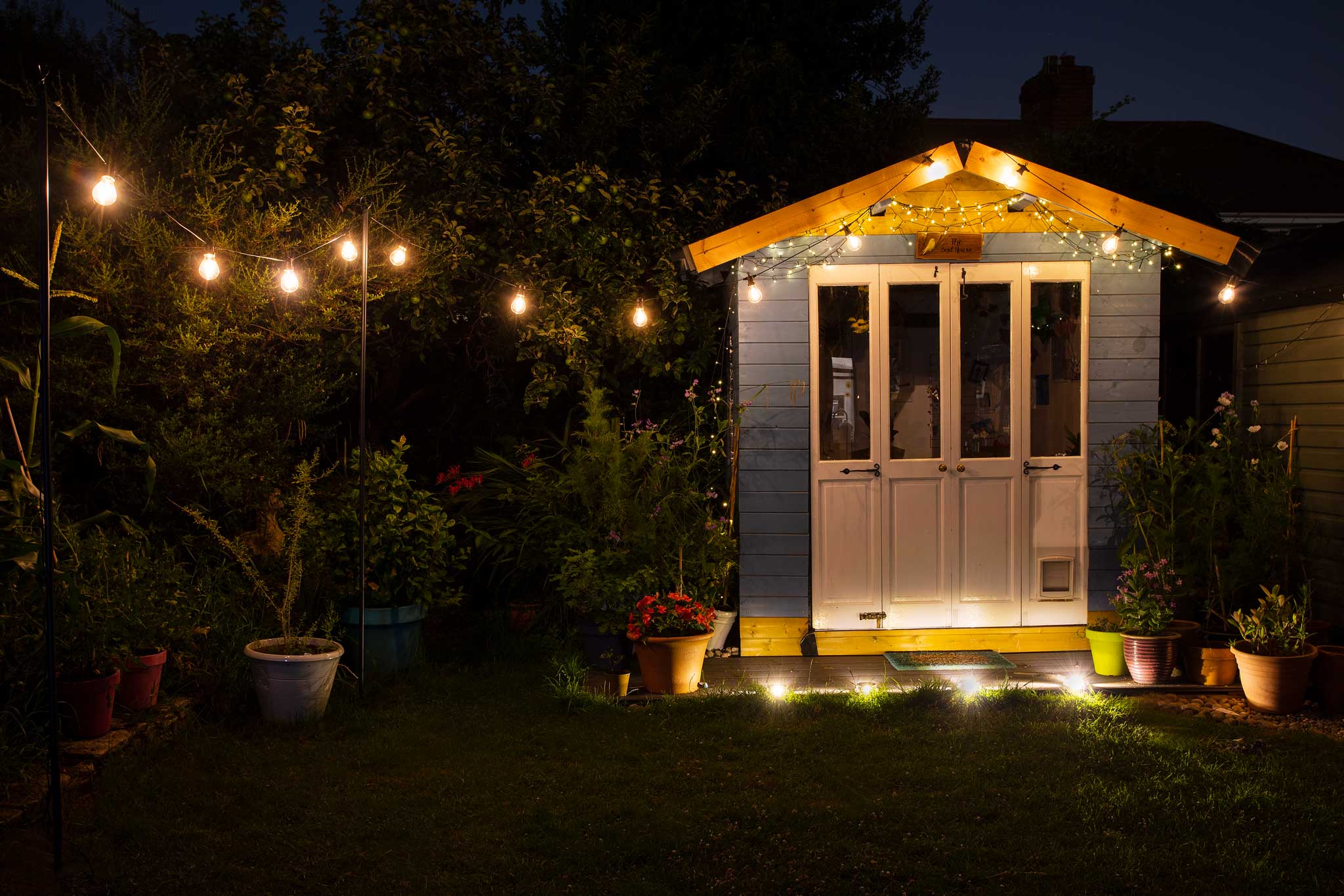 Vintage Solar Festoon Lights - 20 LEDs - Image 4