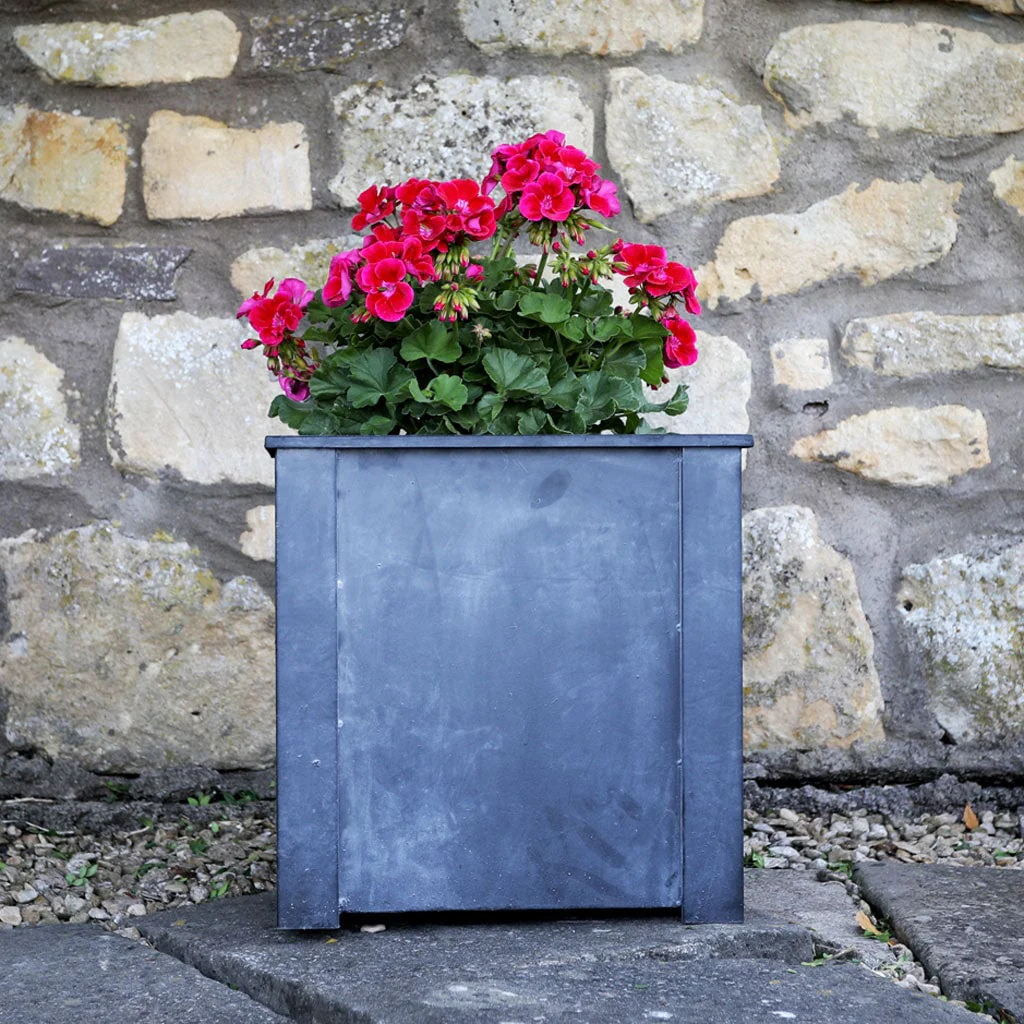 Vintage Zinc Planter - Image 3