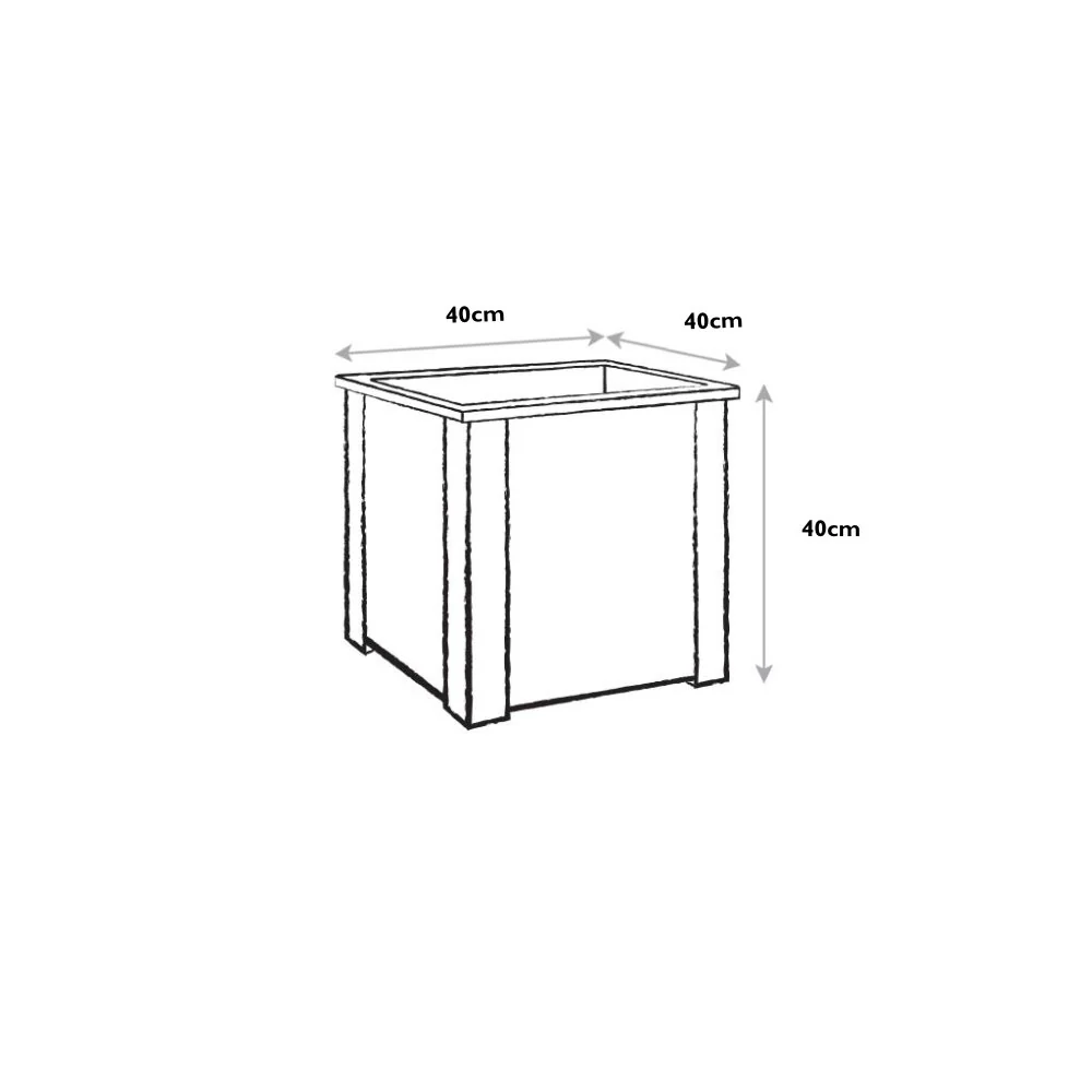 Vintage Zinc Planter - Image 4